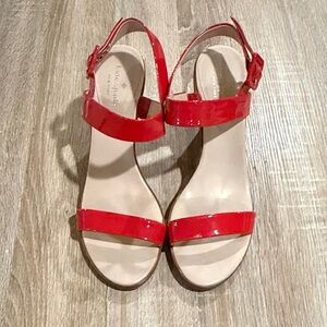 Kate Spade Glossy Red Sandals